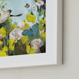 "Fly" - Art Print in sky by Jess Franks - Frame Close-up