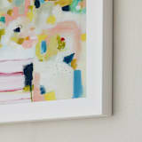 "Flip Flop" - Art Print in Olive by Lindsay Megahed - Frame Close-up