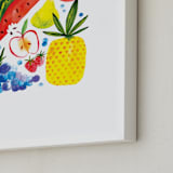 "Fruit Family" - Art Print in Tropical Paradise by Patrice Horvath - Frame Close-up