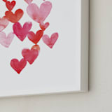 "Love is around you" - Art Print in Love by Claudia Orengo - Frame Close-up