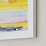"Watercolor Hello Sunshine" - Art Print in Sunshine by Sonal Nathwani - Frame Close-up
