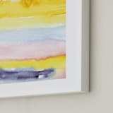 "Watercolor Hello Sunshine" - Art Print in Sunshine by Sonal Nathwani - Frame Close-up