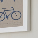 "Conquer" - Art Print in Pond by Addison Welch - Frame Close-up
