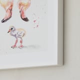 "You had us at hello" - Art Print in Flamingo Pink by Stacey Brod - Frame Close-up