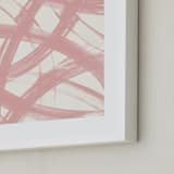 "PINK REFLECTIONS" - Art Print in Blush by Ampersand Design Studio - Frame Close-up