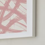 "PINK REFLECTIONS" - Art Print in Blush by Ampersand Design Studio - Frame Close-up