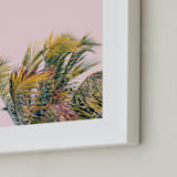 "Like A Hurricane" - Art Print in Pink by ALICIA BOCK - Frame Close-up