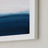 "Sunset ocean" - Art Print in White by Yaling Hou Suzuki - Frame Close-up