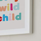 "My type I" - Art Print in Beige by Creo Study - Frame Close-up
