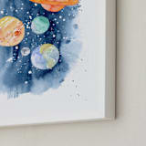 "Planetary Adventure" - Art Print in Celestial by Katrina Pete - Frame Close-up