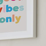 "My type II" - Art Print in Beige by Creo Study - Frame Close-up