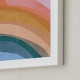 "paper rainbow" - Art Print in Rainbow by Carrie Moradi - Frame Close-up