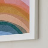 "paper rainbow" - Art Print in Rainbow by Carrie Moradi - Frame Close-up