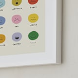 "feelings" - Art Print in Ivory by Ellen Schlegelmilch - Frame Close-up