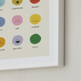 "feelings" - Art Print in Ivory by Ellen Schlegelmilch - Frame Close-up