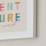 "Adventure Lies Ahead" - Art Print in Paper by Brandy Folse - Frame Close-up