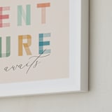 "Adventure Lies Ahead" - Art Print in Paper by Brandy Folse - Frame Close-up