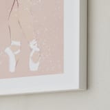"The Performance" - Art Print in Petal by Robin Ott - Frame Close-up