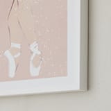 "The Performance" - Art Print in Petal by Robin Ott - Frame Close-up