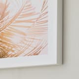 "pretty palms II" - Art Print in Blush by Kamala Nahas - Frame Close-up