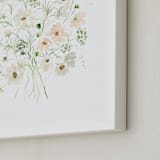 "Cosmos" - Art Print in Blush by Leah Bisch - Frame Close-up