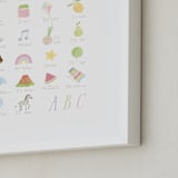 "Lovely alphabet" - Art Print in Daisy by Sabrin Deirani - Frame Close-up