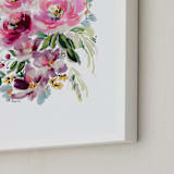 "Ella Bloom" - Art Print in Peonies by Britt Mills - Frame Close-up