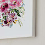 "Ella Bloom" - Art Print in Peonies by Britt Mills - Frame Close-up