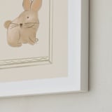 "Woodland Animal Frame - Bunny" - Art Print in Cream by Creo Study - Frame Close-up