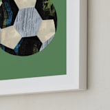 "Let's Play! 3" - Art Print in Grass by Alethea and Ruth - Frame Close-up