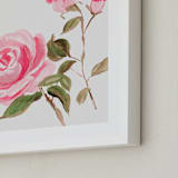 "Enchanted Garden 1" - Art Print in Floral by Arohika Verma - Frame Close-up