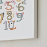 "Numbers in Disguise" - Art Print in Pastels by Serineh Eliasian - Frame Close-up
