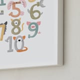 "Numbers in Disguise" - Art Print in Pastels by Serineh Eliasian - Frame Close-up