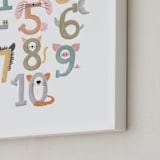 "Numbers in Disguise" - Art Print in Pastels by Serineh Eliasian - Frame Close-up