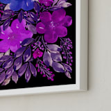 "black is beauty_3" - Art Print in purple by Ramoncita - Frame Close-up
