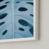 "Color Palette l" - Art Print in Blue Lagoon by Debra Pruskowski - Frame Close-up