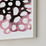 "pink lotus" - Art Print in pink by Kelly Witmer - Frame Close-up