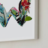 "Collage letter W" - Art Print in Waimea by Kiana Lee - Frame Close-up