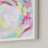 "Glitz and Glamour" - Art Print in Cotton Candy by Makewells - Frame Close-up