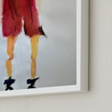 "a detacher" - Art Print in port by Lauren Packard - Frame Close-up