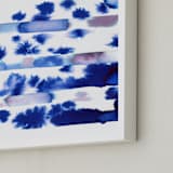 "ultraviolet burst" - Art Print in ultra violet by Kelly Witmer - Frame Close-up