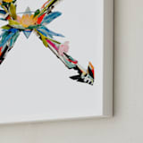 "Collage letter X" - Art Print in xenon by Kiana Lee - Frame Close-up