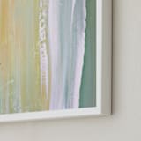 "Golden Sage" - Art Print in Tuscan Beige by Artsy Canvas Girl Designs - Frame Close-up