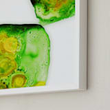 "Malachite II" - Art Print in Kelly Green by Alex Isaacs Designs - Frame Close-up