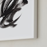 "Faraday" - Art Print in Black by Misty Hughes - Frame Close-up