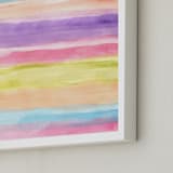 "painted abstract" - Art Print in blue by Ramoncita - Frame Close-up