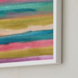 "painted abstract1" - Art Print in green by Ramoncita - Frame Close-up