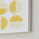 "Labyrinth" - Art Print in Honey by Amber Barkley - Frame Close-up