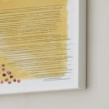 "Summer in Spain" - Art Print in Summer Sun by Ann Gardner - Frame Close-up