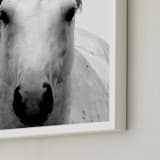 "Sand Spirit" - Art Print in Black and White by Leslie Le Coq - Frame Close-up
